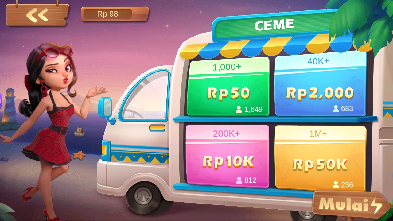 Meja Permainan Ceme